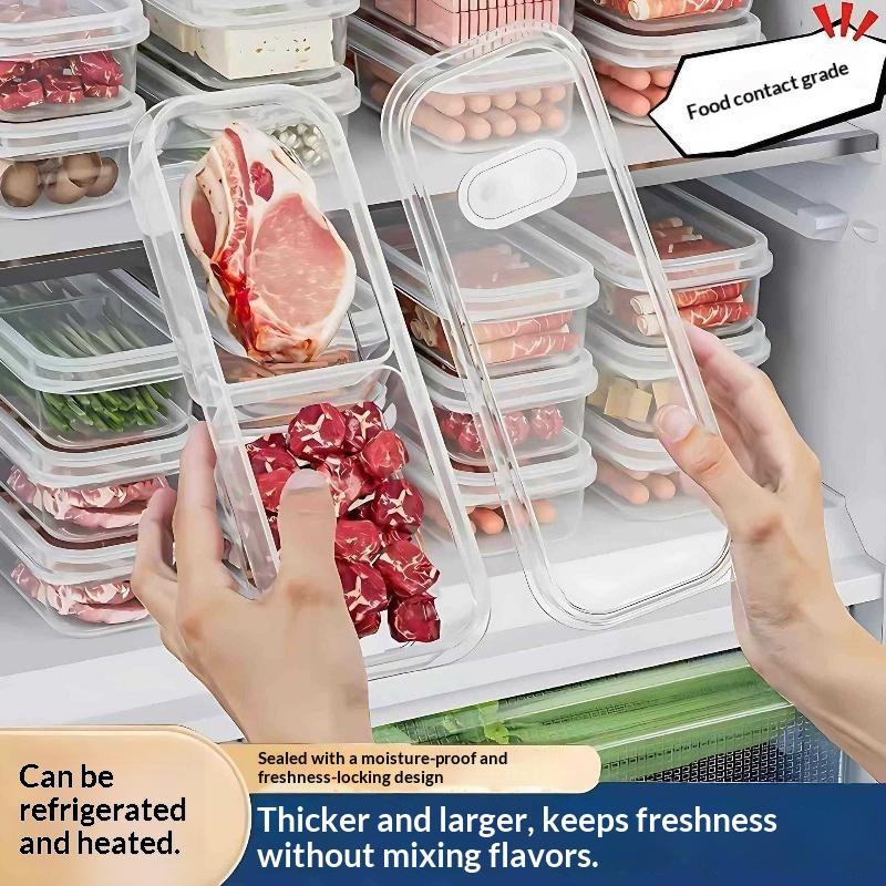 Food Snacks Box - Stackable Refrigerator Freezer Organizer 1 Pack