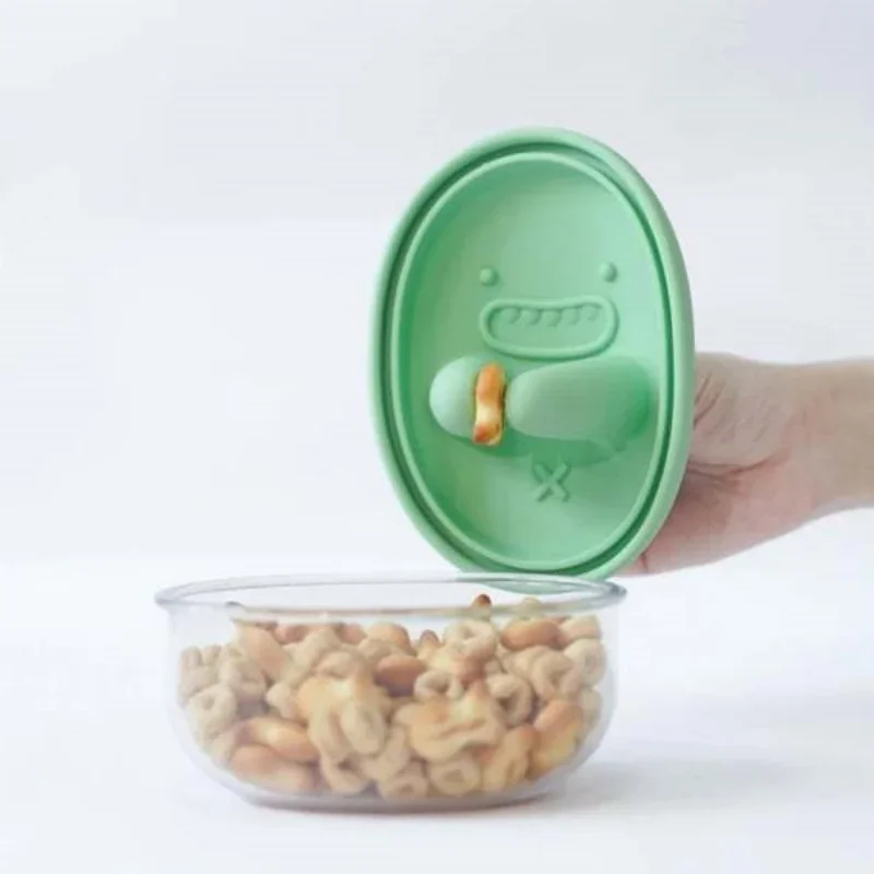Food Snacks Box - Hands-Free Snack Box, No Crumbs, Snack