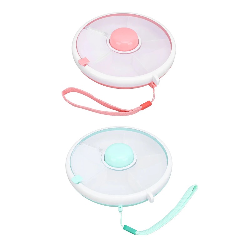 Food Snacks For Kids - 360° Rotating Snack Container Large Capacity
