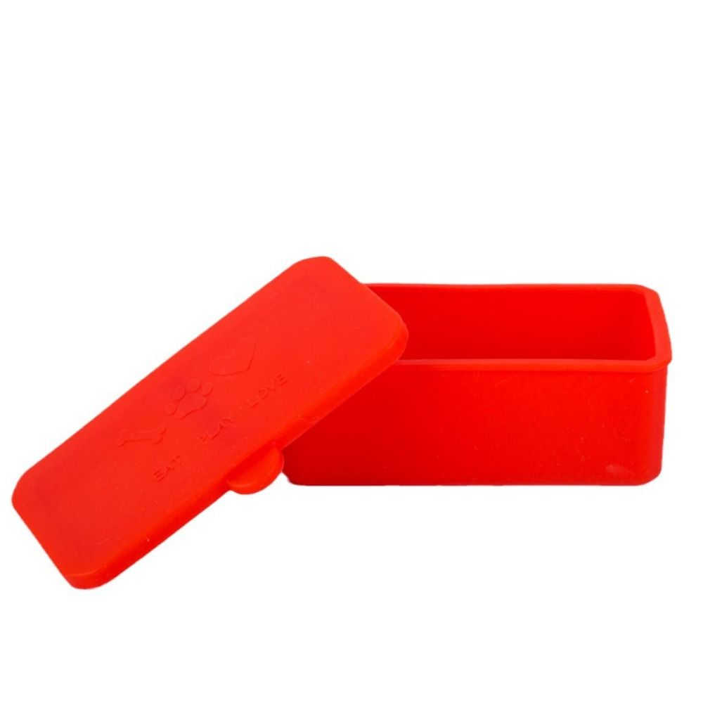 Food Snacks Box - 1/3pcs Silicone Food Distribution Box Red/Pink/Purple/Green/Orange/Blue