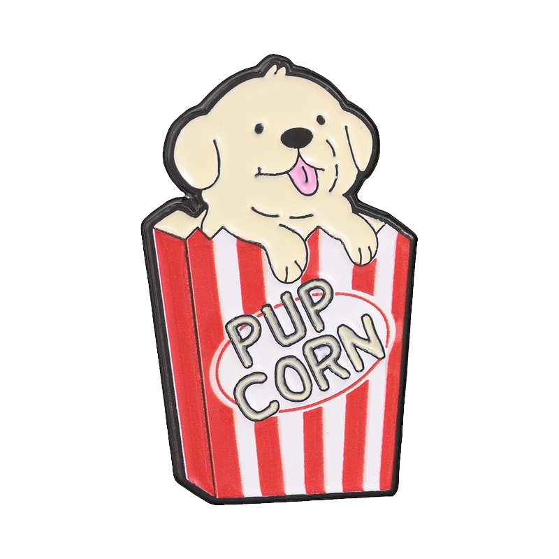 Pupcorn Puppy Popcorn Cartoon  - Zinc Food Snacks ulasan dan harga