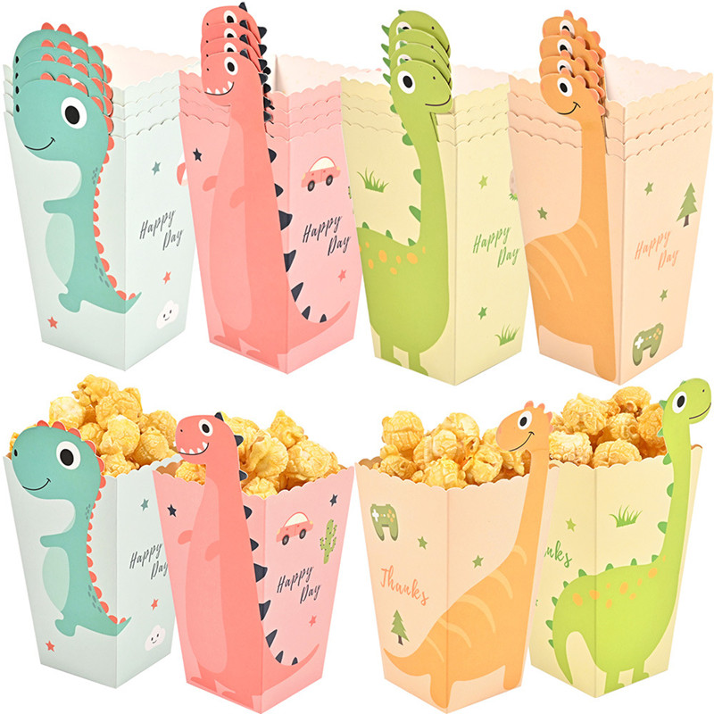 4Pcs Cartoon Dinosaur Boxes Di - Food Snacks For Kids ulasan dan harga