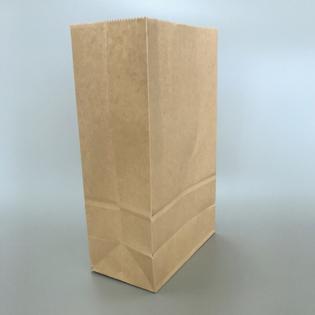 100pcs Kraft Paper Bag Small S - Food And Snacks ulasan dan harga