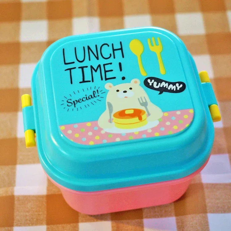Cute Cartoon Kittyed Bento Lun - Food Snacks For Kids ulasan dan harga