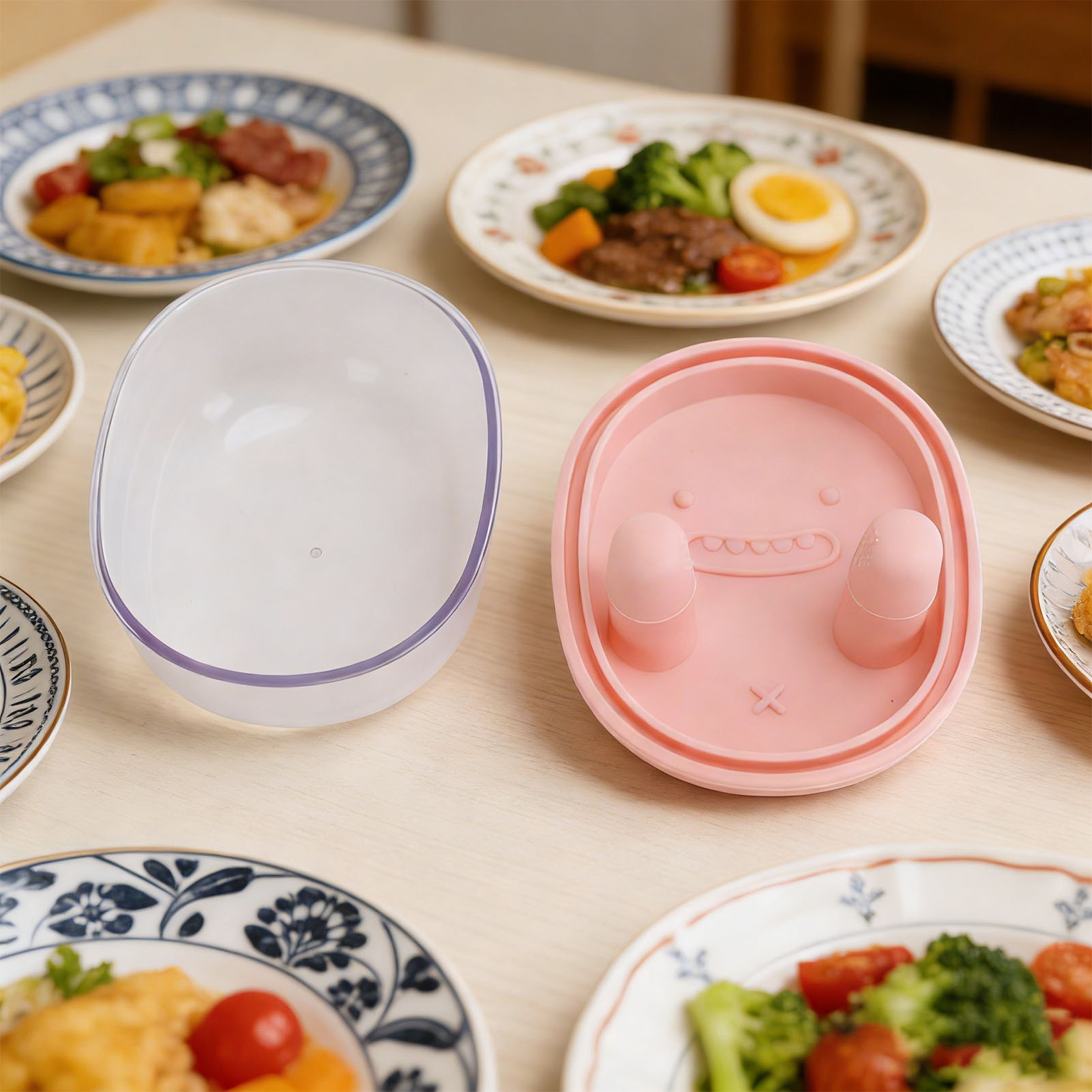 2 in 1 No Mess Snack Container - Food Snacks Box ulasan dan harga