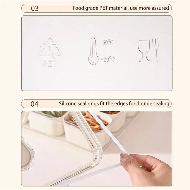 9 Compartments Divided Serving - Food Snacks Box ulasan dan harga