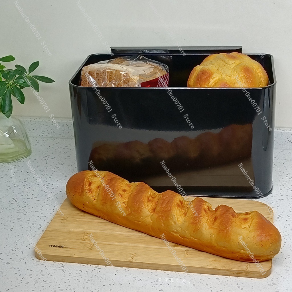 Kitchen Bread Box with Bamboo  - Food Snacks Box ulasan dan harga
