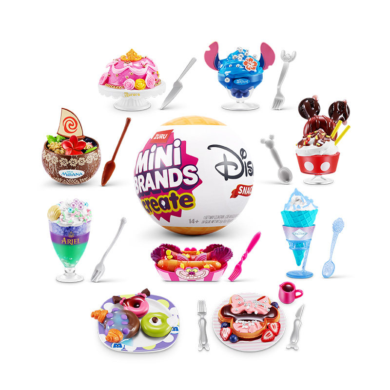Zuru Mini Brands Create Disney - Food Snacks Box ulasan dan harga
