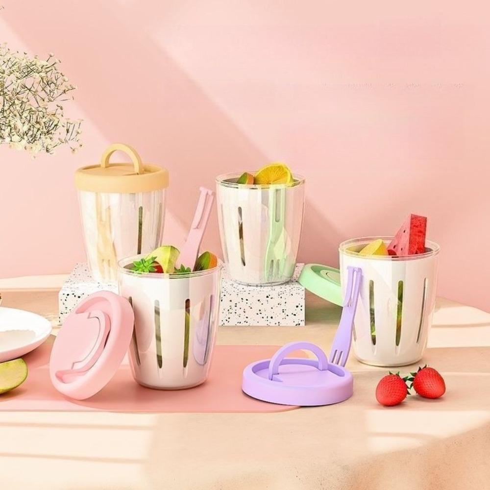 Portable Cylindrical Food Cont - Food Snacks Box ulasan dan harga