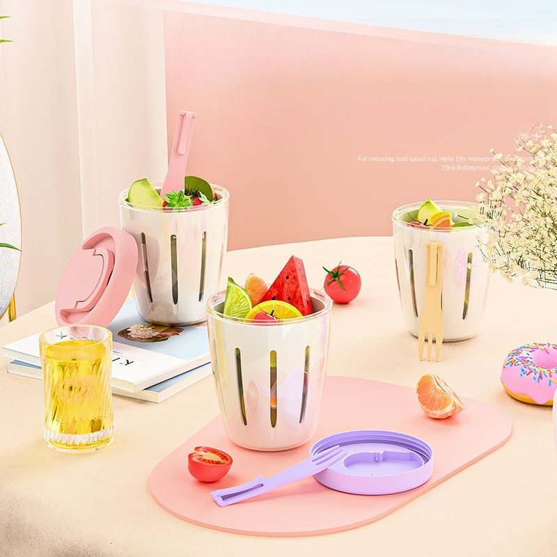 Portable Cylindrical Food Cont - Food Snacks Box ulasan dan harga