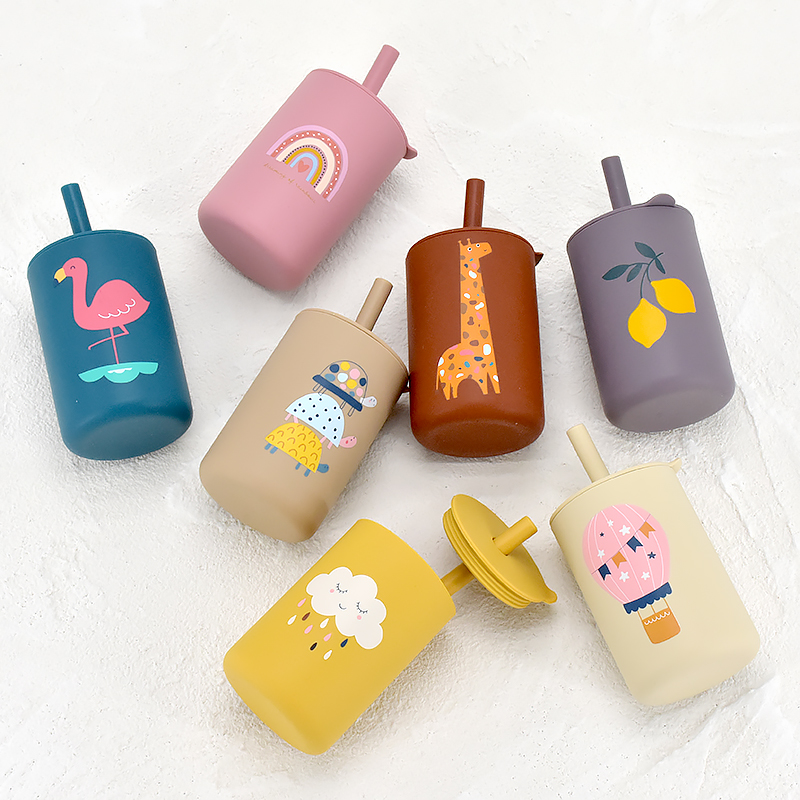 Baby Silicone Sippy Cup Portab - Food Snacks For Kids ulasan dan harga