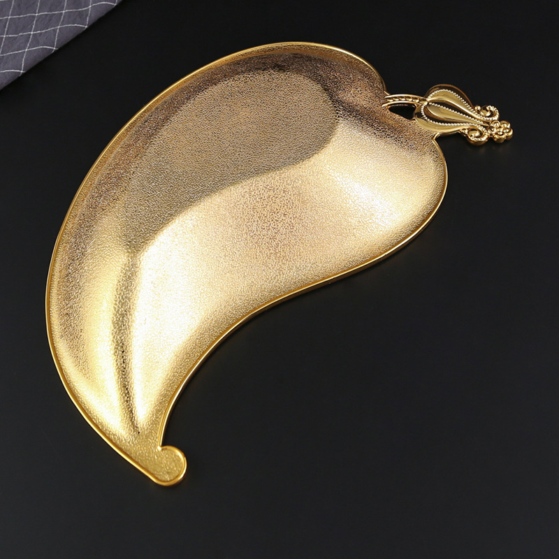 Creative Zinc Alloy Golden Lea - Zinc Food Snacks ulasan dan harga