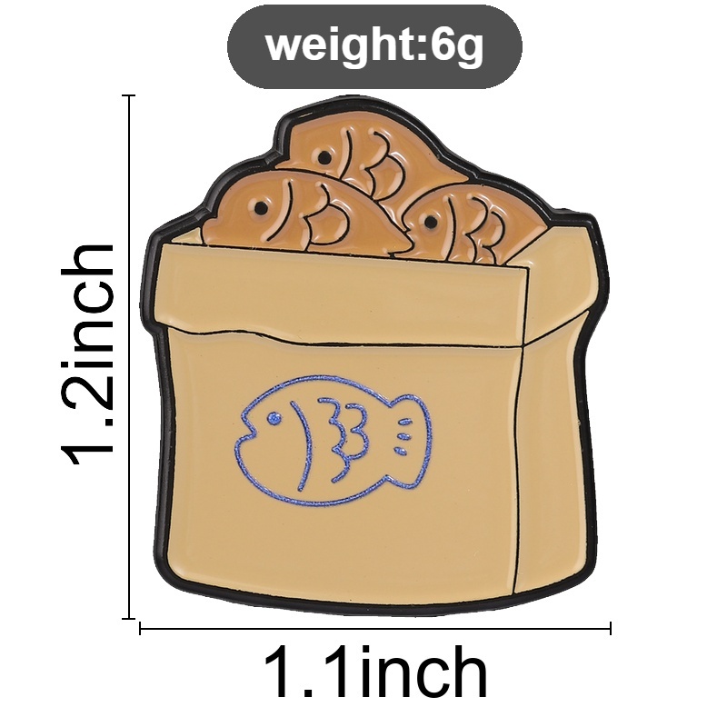 Cute Paper Bag Full of Taiyaki - Zinc Food Snacks ulasan dan harga