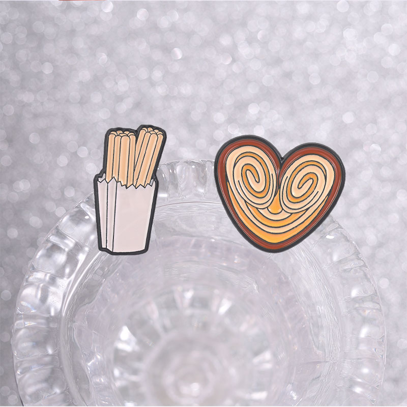 Spanish Food Enamel Pins Delic - Zinc Food Snacks ulasan dan harga