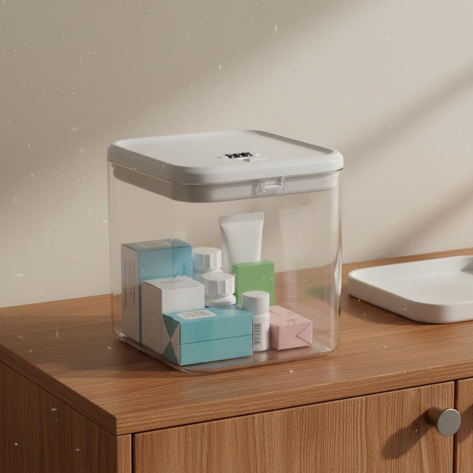 Clear Lockable Box Versatile L - Food & Snacks Coloring Book Bold & Easy ulasan dan harga