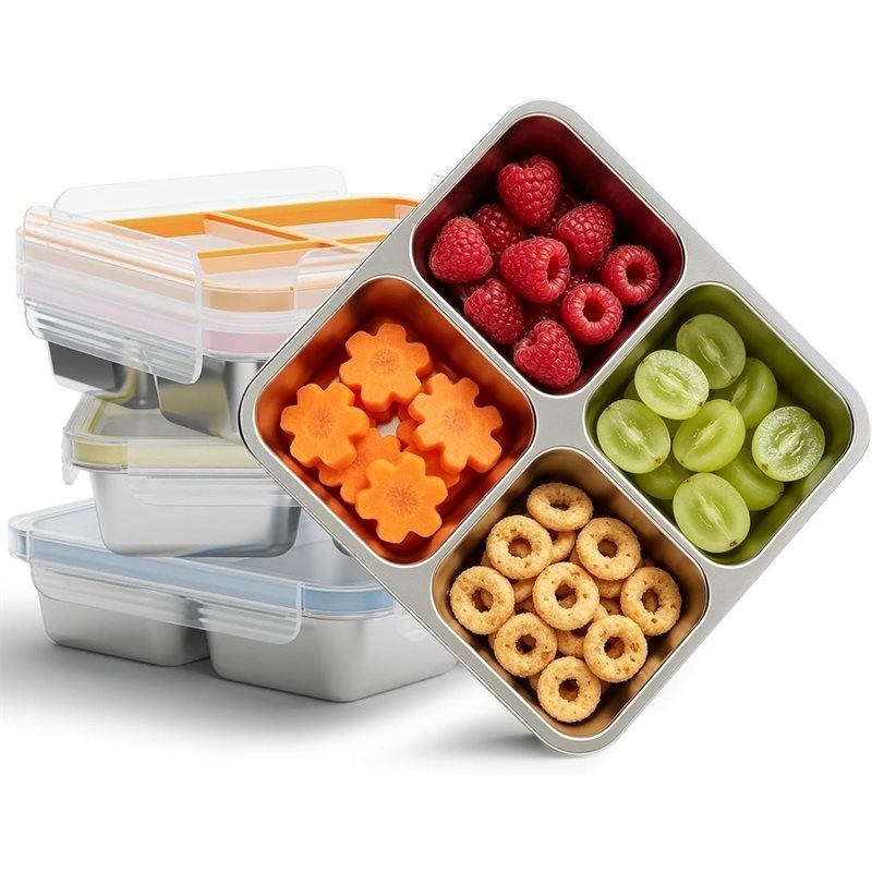 GIGI 4Pack Stainless Steel Sna - Food Snacks Box ulasan dan harga