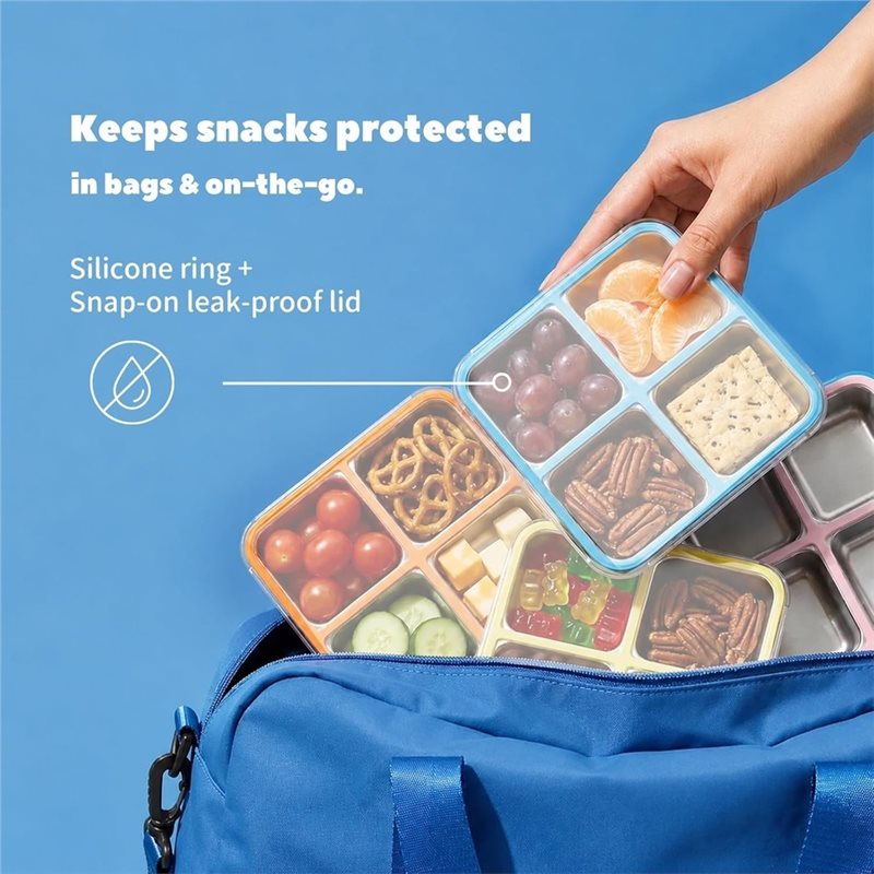 GIGI 4Pack Stainless Steel Sna - Food Snacks Box ulasan dan harga