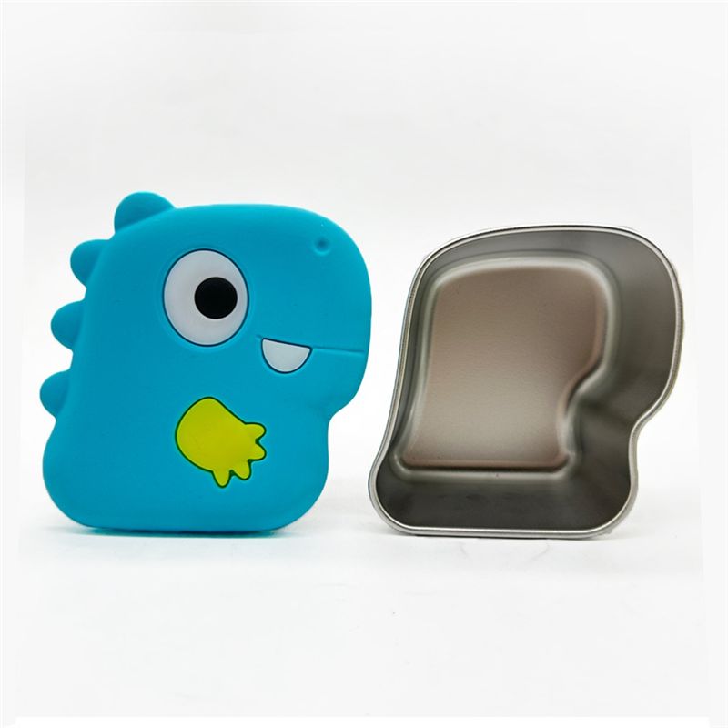 AA94-304 Stainless Steel Dinos - Food Snacks Box ulasan dan harga