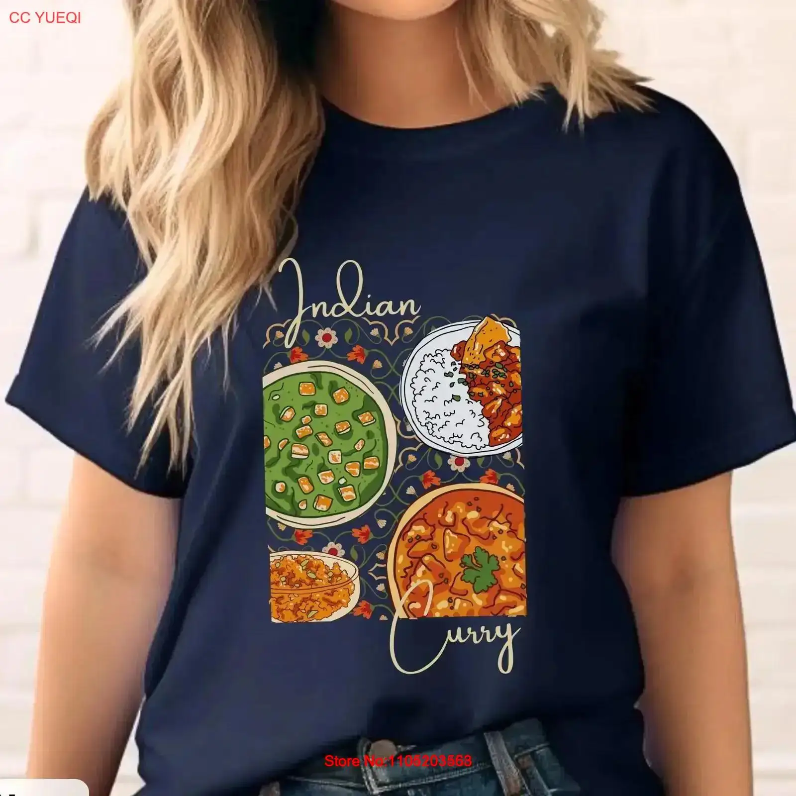 Indian Curry ArT T Shirt Butte - Food Snacks Indian ulasan dan harga