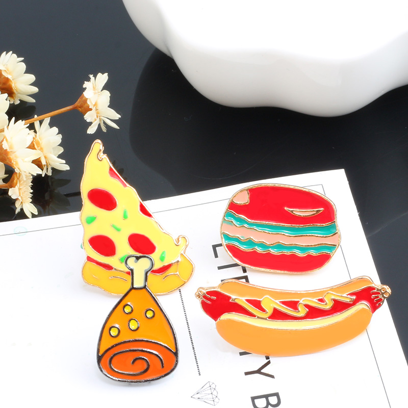 13 Style Snack Brooch Burger P - Zinc Food Snacks ulasan dan harga