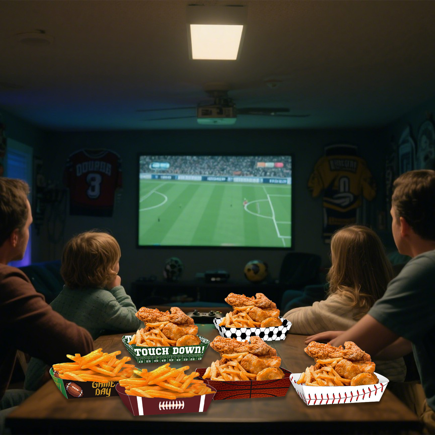 Sport Ball Food Tray Theme Par - Food Snacks For Kids ulasan dan harga