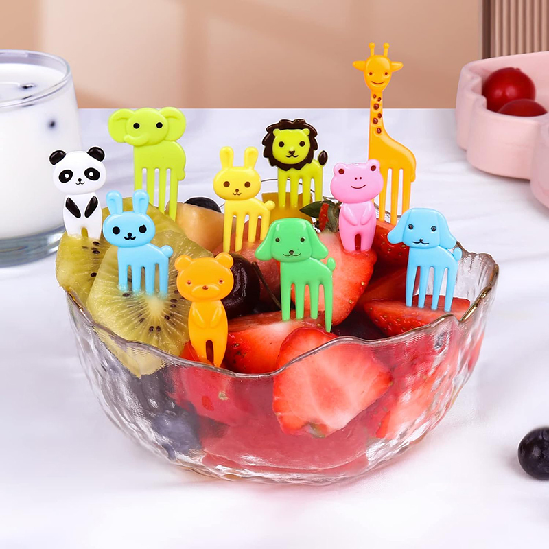 Mini Cartoon Fruit Forks For C - Food Snacks For Kids ulasan dan harga