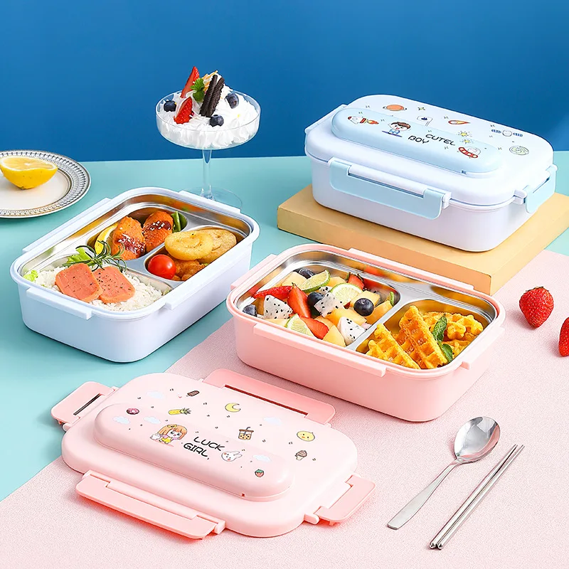 304 Stainless Steel Kids Lunch - Food Snacks For Kids ulasan dan harga