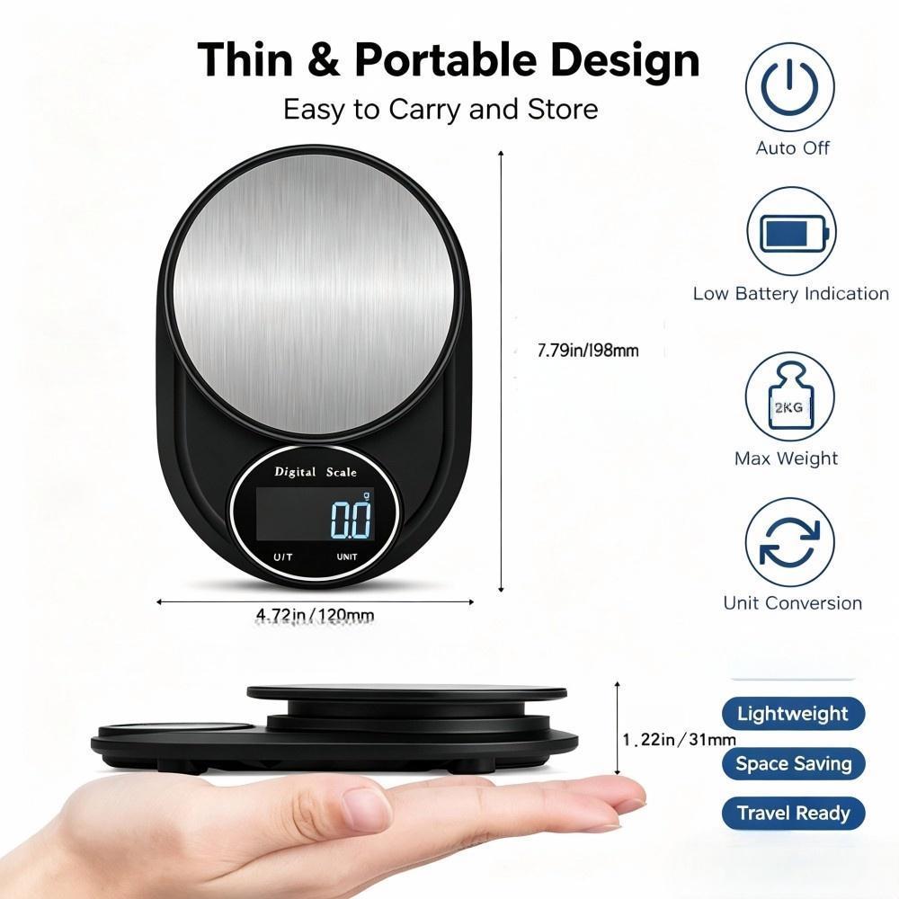2KG 0.1g Mini Portable Digital - Food & Snacks Coloring Book Bold & Easy ulasan dan harga