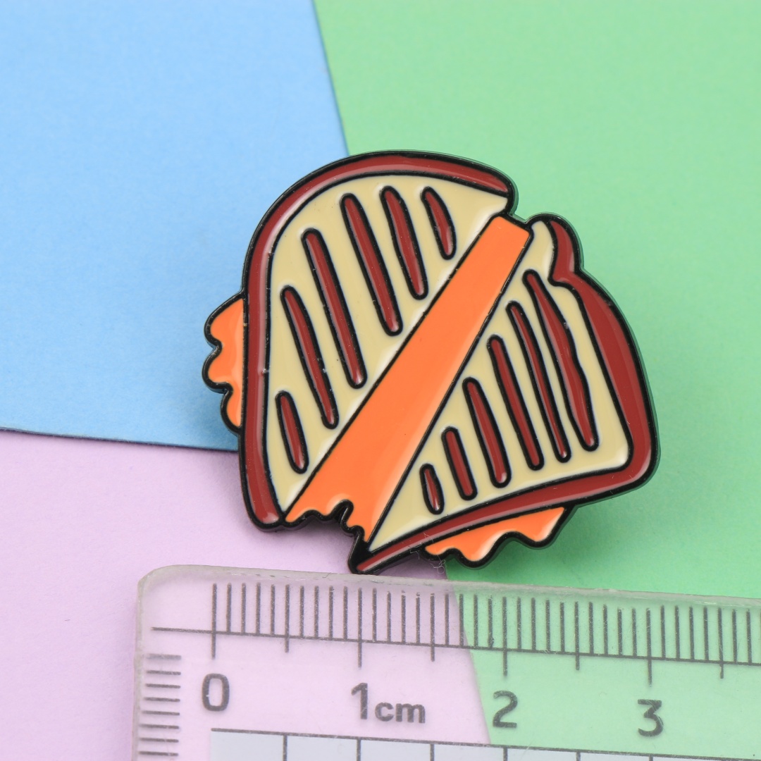Cartoon Grilled Cheese Toast E - Zinc Food Snacks ulasan dan harga